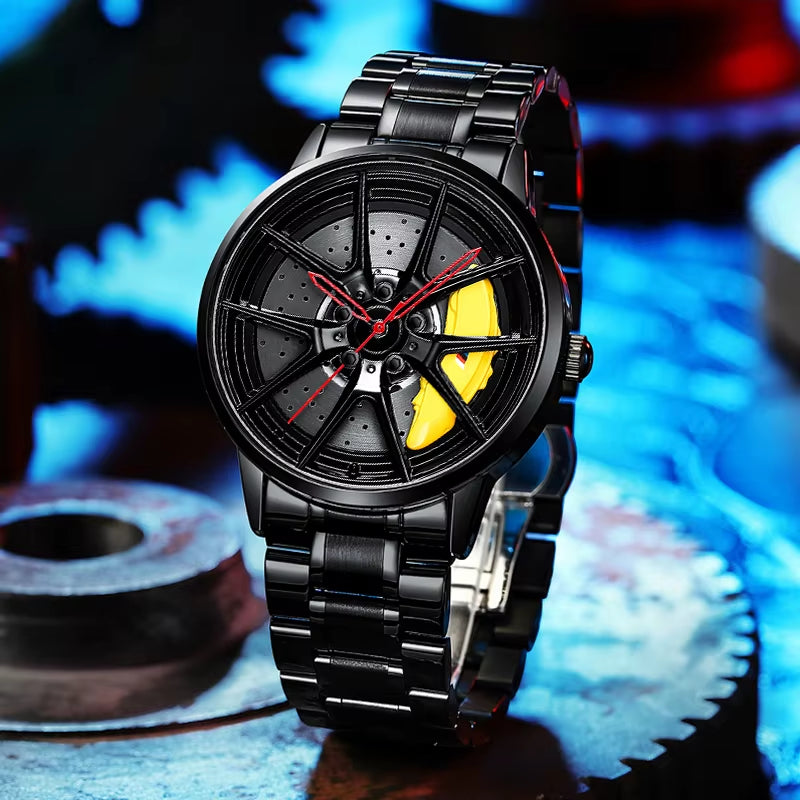 Original 3D Official Rim Watch High Quality Wholesale Wheel Watches Quartz Waterproof Wrist Car Wheel Watch BMVV M3