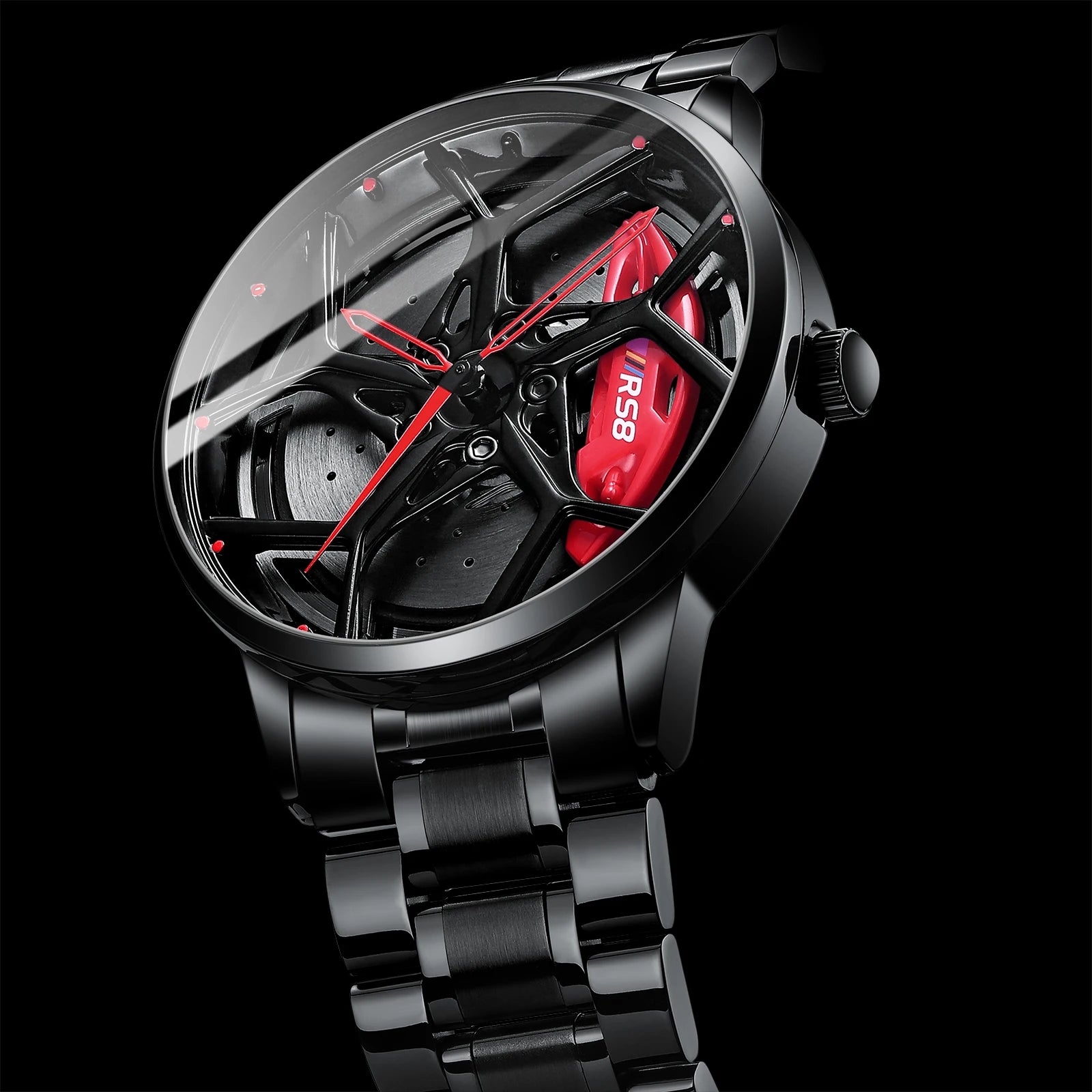 Original Wheel Watches Men Watches Super Car Rim Hub Men Quartz Watch Stainless Steel Waterproof Wholesale Watches Rim Watch