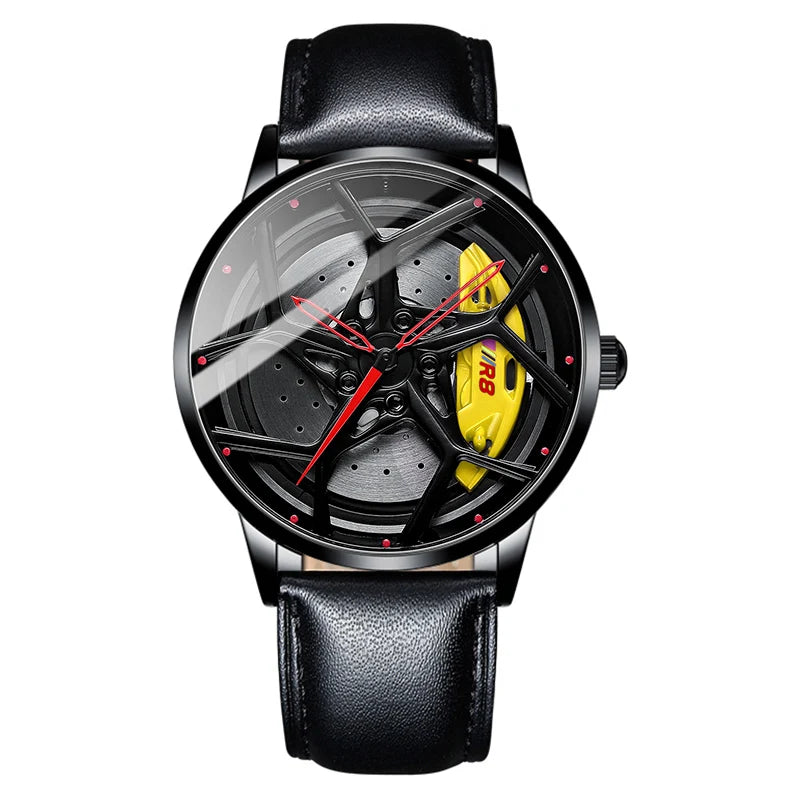 Original Wheel Watches Men Watches Super Car Rim Hub Men Quartz Watch Stainless Steel Waterproof Wholesale Watches Rim Watch