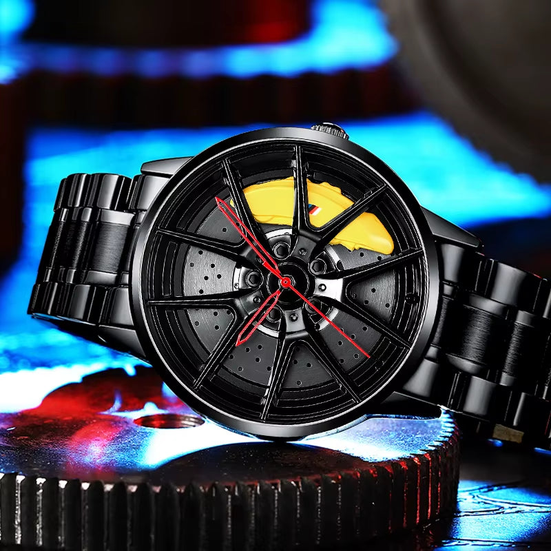 Original 3D Official Rim Watch High Quality Wholesale Wheel Watches Quartz Waterproof Wrist Car Wheel Watch BMVV M3