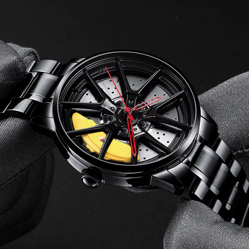 Original 3D Official Rim Watch High Quality Wholesale Wheel Watches Quartz Waterproof Wrist Car Wheel Watch BMVV M3