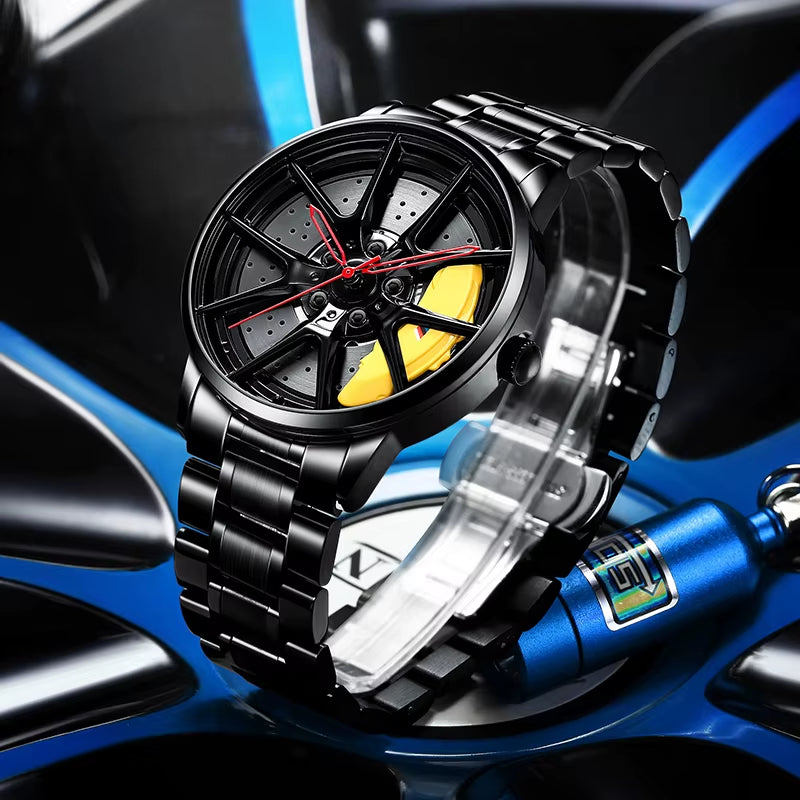 Original 3D Official Rim Watch High Quality Wholesale Wheel Watches Quartz Waterproof Wrist Car Wheel Watch BMVV M3