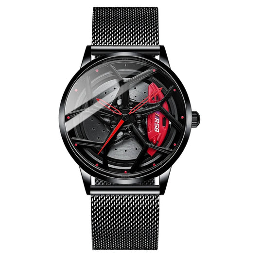 Original Wheel Watches Men Watches Super Car Rim Hub Men Quartz Watch Stainless Steel Waterproof Wholesale Watches Rim Watch